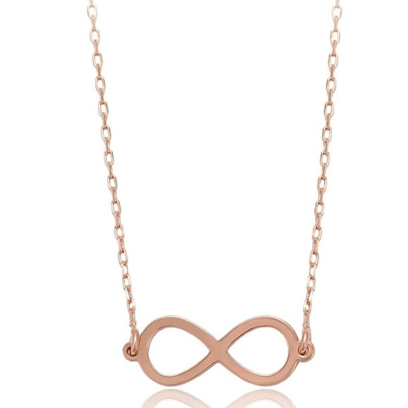 Jewelry - Simple Infinity Rose Gold Necklace